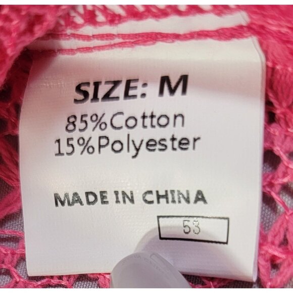 Cardi Womens Med Pink/Rose Button-Up Lightweight Knit Design New in Bag - Picture 4 of 7